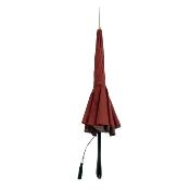 Parapluie Ombrelle pour Femme - Made In France - Bordeaux Doublé extérieur satin intérieur dessin cachemire