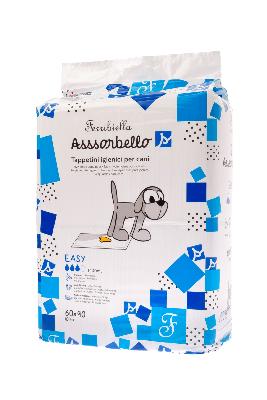 Ferribiella – Alèses Easy pour Chiens et Chiots – Protection Hygiénique et Absorption Élevée – 2 x 100 Pièces – 60 x 90 cm
