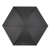 Mini parapluie pliant pour femme - Parapluie plat cinq plis - Ultra léger et compact - Protection UV - Noir