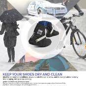 Protection de chaussure imperméable haute visibilité - PVC - Taille M 40/42