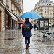 Parapluie long pour enfants - Bleu
