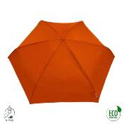 Mini parapluie pliant et écologique pour femme - Ultra-léger et compact - Résistant au vent - Cognac