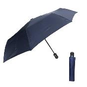 Parapluie pliant pour hommes et femmes – Système d'ouverture et de fermeture automatique – Résistant au vent – ​​Protection anti-UV – Bleu marine