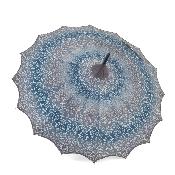 Parapluie long pour femme - Parapluie pagode - Bord festonné Anthracite