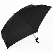 Mini parapluie femme - Résistant au vent - Housse fournie - Noir