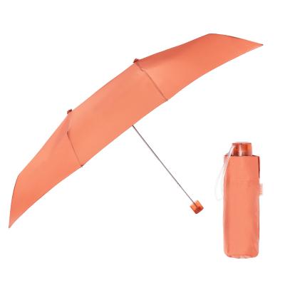 Parapluie pliant carré pour femmes - Grande toile de 102 cm - Résistant au vent - Adapté à 2 personnes - Pêche corail