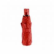 Parapluie pliant carré pour femmes - Grande toile de 102 cm - Résistant au vent - Adapté à 2 personnes - Rouge