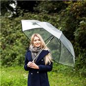 Parapluie golf pour femme - Ouverture automatique - Transparent