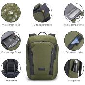 Sac à dos tout-terrain Annox - 29,5 x 15,5 x 46 cm - 19 L - Vert