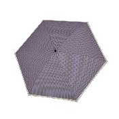 Parapluie pliant ultraléger et compact pour femme - Motif chevron lilas