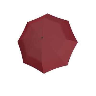 Parapluie pliant et écologique - Ouverture automatique - Résistant au vent - Large protection 97 cm - Rouge terre