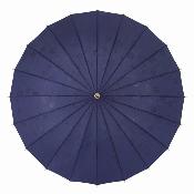 Parapluie Long pour Femme - 24 baleines - Bleu