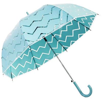 Parapluie long - Design Anglais - Ouverture automatique - Chevron bleu