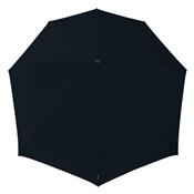 Parapluie noir tempête de poche - Résistance vent de 80km/h - Aérodynamique - Pliant