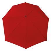 Parapluie noir tempête de poche - Résistance vent de 80km/h - Aérodynamique - Pliant - Rouge