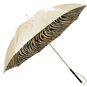 Parapluie de luxe - Fabriqu  la main en Italie - Parapluie double face ivoire zbr