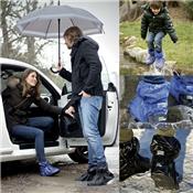 Protection de chaussure imperméable Avec Semelle Renforcée Anti Dérapante - PVC - Taille S 36/39