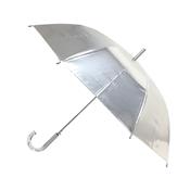 Parapluie Long pour Femme - Parapluie à ouverture automatique - Argenté