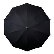 Parapluie droit à bandoulière - ouverture manuelle - noir