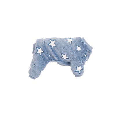 Ferribiella – Pyjama pour Chien Offrant Chaleur et Confort Nocturne – Medium (35-38 cm) – Coupe Ajustée – Bleu