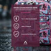 Sac à dos scolaire Annox NextGen - 30 x 15 x 44 cm - 20 L - Mélange rose