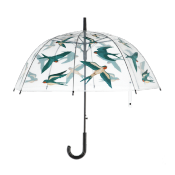 Parapluie transparent cloche femme - Ouverture automatique - Hirondelles rustiques