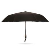 Parapluie mini et léger - Ouverture Automatique - Large diamètre - Noir avec intérieur rouge
