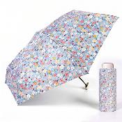 Mini Parapluie de Poche pour Femmes - Parapluie Plat Ultra Léger et Ultra Compact - Bleu Ciel