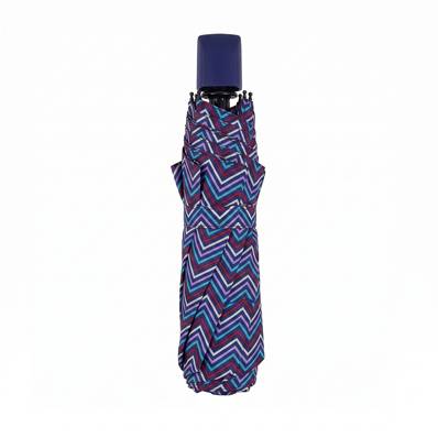 Mini parapluie pliant pour femme - Résistant au vent - Motif géométrique