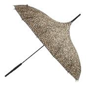 Parapluie long pour femme - Parapluie pagode - Imprimé léopard