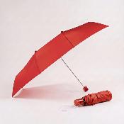 Parapluie pliant carré pour femmes - Grande toile de 102 cm - Résistant au vent - Adapté à 2 personnes - Rouge