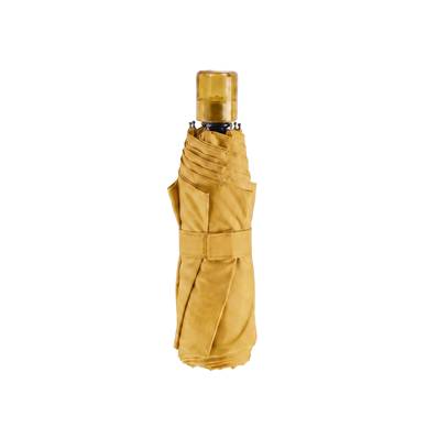 Parapluie pliant carré pour femmes - Grande toile de 102 cm - Résistant au vent - Adapté à 2 personnes - Moutarde jaune