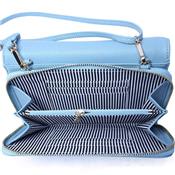 Petit sac à main femme - 2 en 1 - Bleu