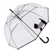 Parapluie cloche transparent automatique - Chien mignon