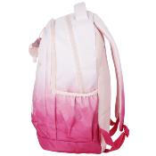 Sac à dos scolaire Annox NextGen - 30 x 19 x 46 cm - 26 L - Rose/Blanc