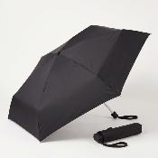 Mini parapluie pliant pour femmes - Ultra-léger et compact - Résistant au vent - Noir