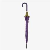 Parapluie long automatique - UVP 50+ Protection - Pois - Violet