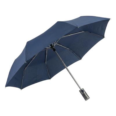 Parapluie pliant unisexe - Ouverture et fermeture automatiques - Résistant au vent - Bleu