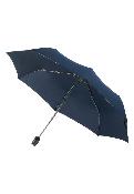 Parapluie pliant à ouverture automatique - Résistant au vent - Bleu marine