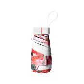 Mini Parapluie Pliant avec Revêtement UV - Léger et Compact - Fleurs rouges