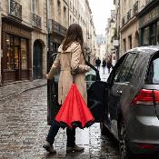 Parapluie à Ouverture Inversée - Resistant au vent - Rose