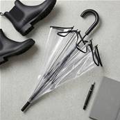 Parapluie Transparent Cloche Femme - Ouverture Automatique