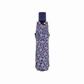 Mini parapluie pliant pour femme - Résistant au vent - Motif géométrique