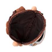 Sac à dos réversible singe pour enfant - Bretelles réglables et souples - Taille unique
