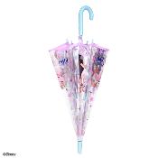 Parapluie enfant cloche transparent -  Parapluie fille - Poignée bleue - Frozen