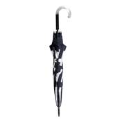 Parapluie automatique grand format - Protection optimale de 104 cm de diamètre - Résistant au vent - Poignée en plastique cristallisé - Graphique - Noir