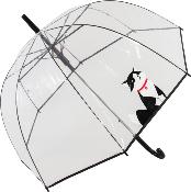 Parapluie transparent cloche pour femme - Petit chat