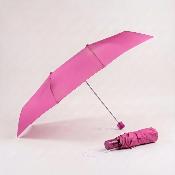 Parapluie pliant pour deux personnes - Vogue - Résistant au vent - Anti UV - Rose