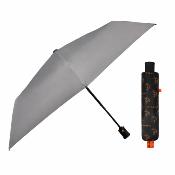 Parapluie pliant ultraléger pour femme - Ouverture et fermeture automatiques - Résistant au vent - Protection UV - Grey