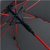 Parapluie long - Automatique - Résistant au vent avec le système intérieur rouge